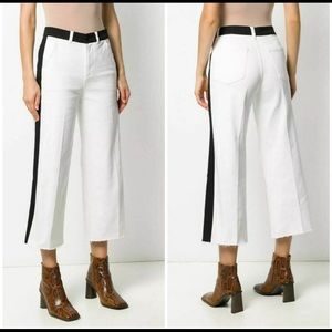 Frame Ali Wide Leg Crop Jeans